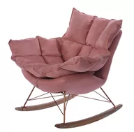Fotele - Miloo Home Fotel bujany Lieslie 90x102x85cm ML10202 - miniaturka - grafika 1