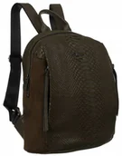 Plecaki - Plecak damski ze wzorem imitującym skórę krokodyla  David Jones - miniaturka - grafika 1