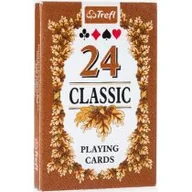 Gry karciane - Trefl Karty Classic 24 Listki K10245 - miniaturka - grafika 1