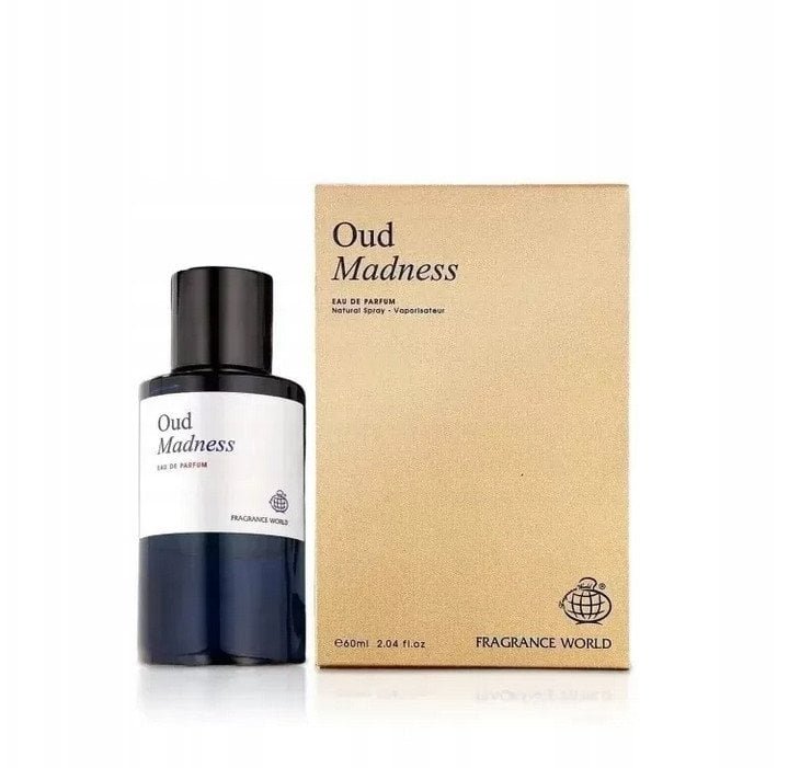 Fragrance World Oud Madness Eau De Parfum 60ml
