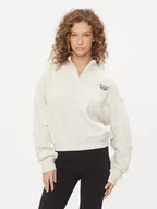 Bluzy damskie - Reebok Bluza Classics Coverup HZ8102 Écru Regular Fit - miniaturka - grafika 1