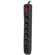 Listwy zasilające - Armac Listwa zasilająca ARC8 8 gniazd 1.5 m czarna 1_796786 1_796786 - miniaturka - grafika 1