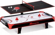 Zabawki zręcznościowe - ﻿Duży CYMBERGAJ 111cm AIR HOCKEY + PING PONG Stół 2w1 - miniaturka - grafika 1