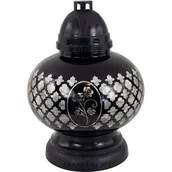 Lampiony i znicze - Znicz Witraż New Metallic Kulka czarny Ilumini - miniaturka - grafika 1