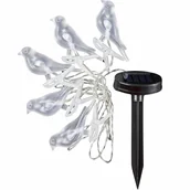 Lampy ogrodowe - LAMPA SOLARNA GIRLANDA OGRODOWA PARTY LIGHT PTASZKI 5LED - miniaturka - grafika 1