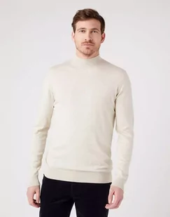 Wrangler Seasonal Knit Męski Sweter Golf Oat Mele W8D12Pc17-Xl - Swetry męskie - miniaturka - grafika 1