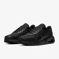 Sneakersy męskie - Męskie Sneakersy NIKE AIR MAX SC CW4555-003 – Czarny - miniaturka - grafika 1