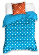 Pościel - Pościel bawełna 140x200 Colorful dream Kropki tani - miniaturka - grafika 1