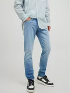 Spodnie męskie - Jack&Jones Jeansy Glenn 12224131 Niebieski Slim Fit - miniaturka - grafika 1