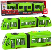 Samochody i pojazdy dla dzieci - Metro Miejskie Tramwaj Otwierane Drzwi Światła Dźwięki Zielony 1:16 - miniaturka - grafika 1