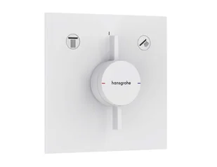 Hansgrohe DuoTurn E - Bateria podtynkowa, do 2 odbiorników,  biały mat 75417700 - Baterie wannowe i prysznicowe - miniaturka - grafika 1