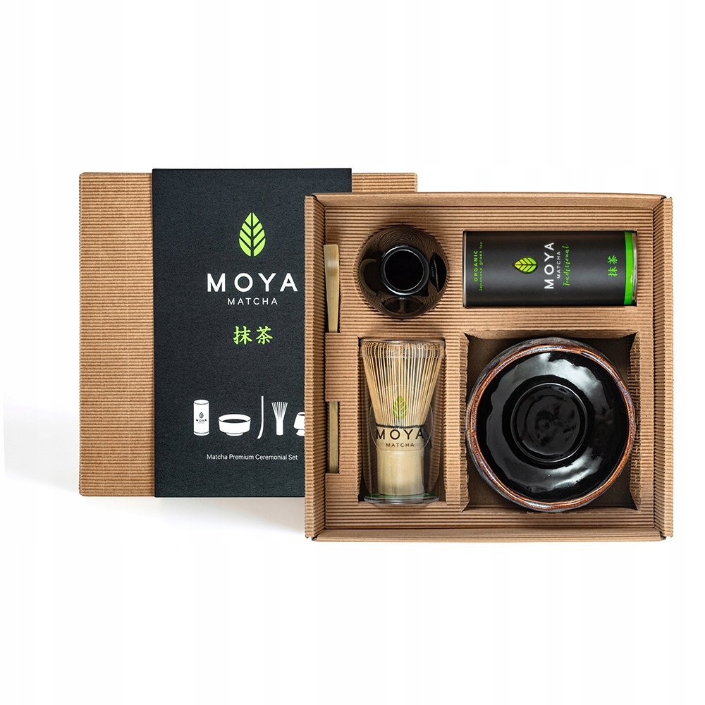 Zestaw do matchy ceremonialny Moya Matcha Tradycyjna i czarka Sumomo