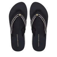 Klapki i japonki damskie - Japonki Tommy Hilfiger TH Webbing Beach Sandal FW0FW08739 Granatowy - miniaturka - grafika 1