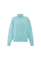 Swetry damskie - Aleva Damski sweter Slouchy z golfem akryl delikatny miętowy rozmiar XL/XXL, Delikatna mięta, XL - miniaturka - grafika 1
