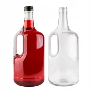 Butelka GOLIAT 1,75 L z zakrętką na wodę nalewki nalewkę wino bimber soki - Domowy wyrób alkoholu - miniaturka - grafika 1