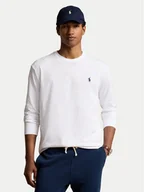 Koszulki męskie - Polo Ralph Lauren Longsleeve 710671467056 Biały Regular Fit - miniaturka - grafika 1