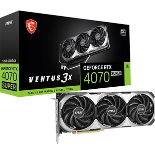 MSI GeForce RTX 4070 SUPER VENTUS 3X OC 12GB DLSS 3 - Karty graficzne - miniaturka - grafika 2