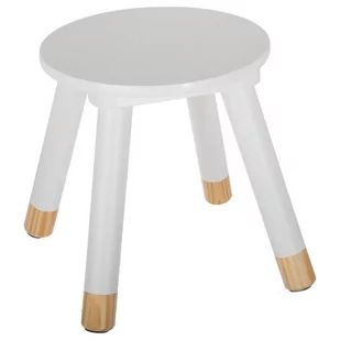 Atmosphera Taboret dla DZIECKA stołek czteronożny wysokość 26 cm 24 cm biały B06VVDH1RF - Krzesełka i taborety dla dzieci - miniaturka - grafika 1