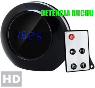 Szpiegowski Zegar Biurkowy z LCD, Nagrywający Obraz HD + Dźwięk (m.in. na ruch) + Ap. Foto... - Minikamery i aparaty szpiegowskie - miniaturka - grafika 1