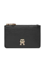 Etui na dokumenty i karty - Tommy Hilfiger Etui na karty kredytowe Th Distinct Long Cc Holder AW0AW17481 Czarny - miniaturka - grafika 1