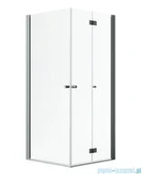 Kabiny prysznicowe - Radaway Nes Black KDD B / KDD I kabina 90x100cm prawa czarny mat/przejrzyste 10024090-54-01R/10015100-54-01L - miniaturka - grafika 1