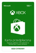 Kody i doładowania cyfrowe - XBOX Live doładowanie 100 ZŁ klucz XBOX LIVE) - miniaturka - grafika 1