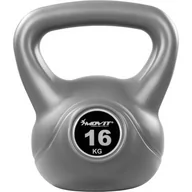 Kettlebell - MOVIT Kettlebell Hantle szare - 16 kg - miniaturka - grafika 1