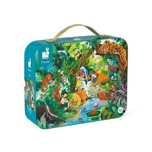 Janod Puzzle w Walizce Przygoda w Kraju Inków 100 Elementów 6+, - Puzzle - miniaturka - grafika 2