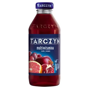 Maspex Napój multiwitamina z czerwonych owoców 300 ml Tarczyn - Soki i napoje niegazowane - miniaturka - grafika 1
