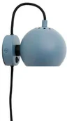 Lampy ścienne - Frandsen - Ball Lampa Ścienna Matt Citadel Blue Frandsen - miniaturka - grafika 1