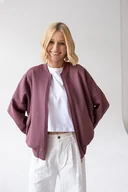 Bluzy damskie - Bomberka Sporty Chic Rose Brown - miniaturka - grafika 1