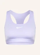 Biustonosze - Nike Biustonosz Sportowy Swoosh lila - miniaturka - grafika 1