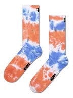 Skarpetki męskie - Happy Socks Skarpety "Tie-Dye" w kolorze pomarańczowo-niebieskim - miniaturka - grafika 1