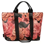 Torebki damskie - Gabor bags Damska torba na ramię, Flower Black, M, Flower Black, m - miniaturka - grafika 1
