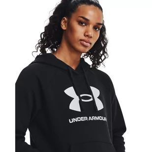 Bluza damska Under Armour Rival Fleece Big Logo Hoody - Bluzy sportowe damskie - miniaturka - grafika 3