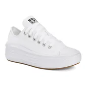Trampki damskie - Trampki damskie Converse Chuck Taylor All Star Move Canvas Platform Ox white/white/white 39.5 EU - miniaturka - grafika 1
