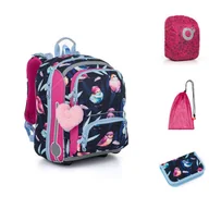 Plecaki szkolne i tornistry - Topgal Komplet szkolny BEBE 24001 SET LARGE - miniaturka - grafika 1