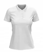 Koszulki i topy damskie - Koszulka damska polo bawełniana Polówka Stedman ST9740 Claire Polo White XS - miniaturka - grafika 1