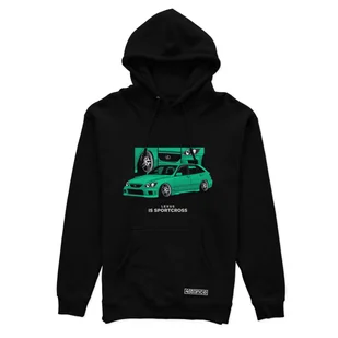 Bluza z kapturem Lexus IS Sportcross zielony-M - Odzież do sportów motorowych - miniaturka - grafika 1