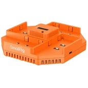 Ładowarki do aparatów dedykowane - Smallrig czterokanałowa do akumulatorów z serii NP-F, pomarańczowa [4837] - miniaturka - grafika 1