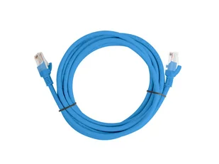 LANBERG Patch cord FTP kat.5e 3m niebieski PCF5-10CC-0300-B - Kable miedziane - miniaturka - grafika 5