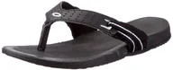 Klapki i japonki damskie - Oakley Damskie japonki Twist, czarny - Czarny Black White 022-40 EU - miniaturka - grafika 1