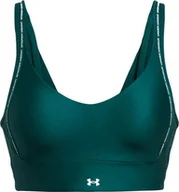 Bielizna sportowa damska - Under Armour Stanik treningowy Under Armour UA Infinity Low 2.0 Strap Bra Zielony S - miniaturka - grafika 1