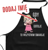 Fartuchy i rękawice kuchenne - ŚMIESZNY FARTUCH NA PREZENT DLA BLONDYNKI Z IMIENIEM - miniaturka - grafika 1