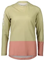 Kurtki rowerowe - Bluza rowerowa damska POC MTB Pure LS Jersey - green/salt - miniaturka - grafika 1