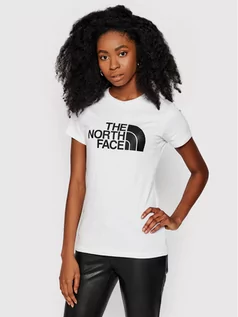 Koszulki i topy damskie - The North Face T-Shirt Easy Tee NF0A4T1QFN41 Biały Slim Fit - grafika 1