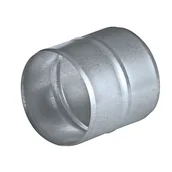 Rury i kanały wentylacyjne - Złącze metalowe ocynk Ø90 - miniaturka - grafika 1