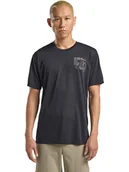 Koszulki sportowe męskie - Jack Wolfskin Koszulka funkcyjna "Vonnan" w kolorze antracytowym - miniaturka - grafika 1