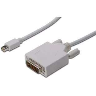Assmann Kabel DisplayPort 1.1a mini DP-DVI TypA MM 2.0m (AK-340305-020-W) - Kable komputerowe i do monitorów - miniaturka - grafika 1