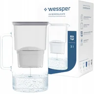 Dzbanki filtrujące - Dzbanek filtrujący szklany Wessper aquamax 3l 1x Filtr Wessper aquamax - miniaturka - grafika 1